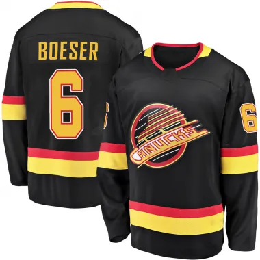 Black Men's Brock Boeser Breakaway Vancouver Canucks 2019/20 Flying Skate Premier Jersey