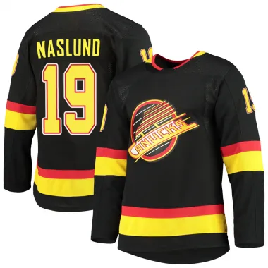 Black Men's Markus Naslund Authentic Vancouver Canucks Alternate Primegreen Pro Jersey