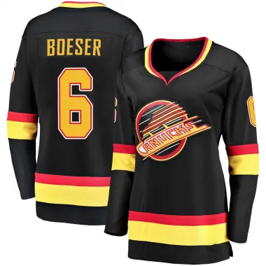 Black Women's Brock Boeser Breakaway Vancouver Canucks 2019/20 Flying Skate Premier Jersey