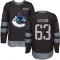 Black Youth Max Sasson Authentic Vancouver Canucks 1917-2017 100th Anniversary Jersey