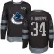 Black Youth Phillip Di Giuseppe Authentic Vancouver Canucks 1917-2017 100th Anniversary Jersey