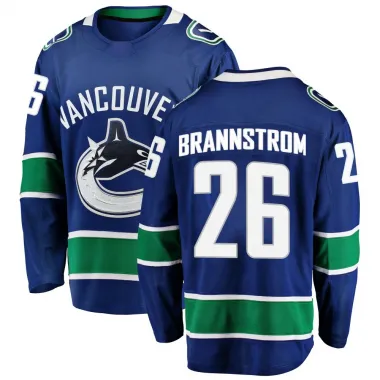 Blue Men's Erik Brannstrom Breakaway Vancouver Canucks Home Jersey