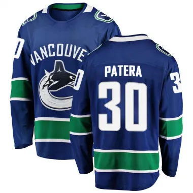 Blue Men's Jiri Patera Breakaway Vancouver Canucks Home Jersey