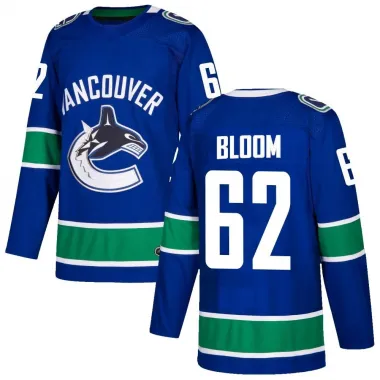 Blue Men's Josh Bloom Authentic Vancouver Canucks Home Jersey