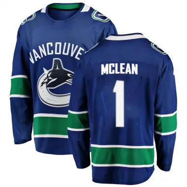 Blue Men's Kirk Mclean Breakaway Vancouver Canucks Home Jersey