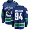 Blue Men's Linus Karlsson Breakaway Vancouver Canucks Home Jersey