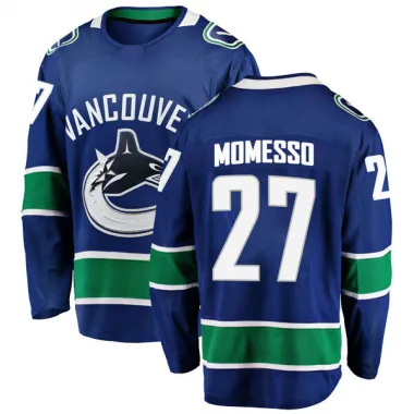 Blue Men's Sergio Momesso Breakaway Vancouver Canucks Home Jersey