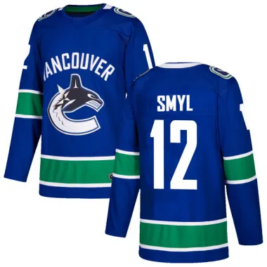 Blue Men's Stan Smyl Authentic Vancouver Canucks Home Jersey