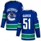 Blue Men's Ty Glover Authentic Vancouver Canucks Home Jersey