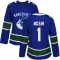 Blue Women's Kirk Mclean Authentic Vancouver Canucks Home Jersey