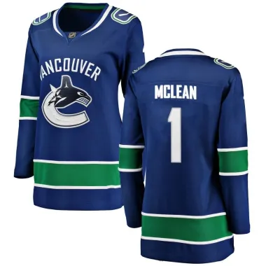 Blue Women's Kirk Mclean Breakaway Vancouver Canucks Home Jersey