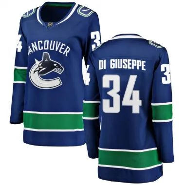 Blue Women's Phillip Di Giuseppe Breakaway Vancouver Canucks Home Jersey