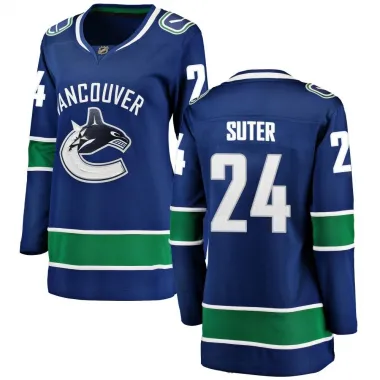 Blue Women's Pius Suter Breakaway Vancouver Canucks Home Jersey