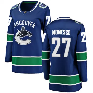 Blue Women's Sergio Momesso Breakaway Vancouver Canucks Home Jersey