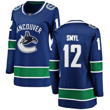 Blue Women's Stan Smyl Breakaway Vancouver Canucks Home Jersey