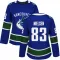 Blue Women's Tristen Nielsen Authentic Vancouver Canucks Home Jersey