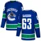 Blue Youth Max Sasson Authentic Vancouver Canucks Home Jersey