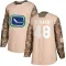 Camo Men's Cole McWard Authentic Vancouver Canucks Veterans Day Practice Jersey