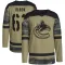 Camo Men's Josh Bloom Authentic Vancouver Canucks Military Appreciation Practice Jersey