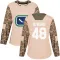 Camo Women's Cole McWard Authentic Vancouver Canucks Veterans Day Practice Jersey