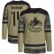 Camo Youth Alex Burrows Authentic Vancouver Canucks Military Appreciation Practice Jersey