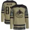 Camo Youth Tristen Nielsen Authentic Vancouver Canucks Military Appreciation Practice Jersey