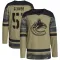 Camo Youth Ty Glover Authentic Vancouver Canucks Military Appreciation Practice Jersey