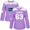 Purple Women's Max Sasson Authentic Vancouver Canucks Fights Cancer Practice Jersey