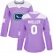 Purple Women's Ty Mueller Authentic Vancouver Canucks Fights Cancer Practice Jersey