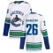 White Men's Erik Brannstrom Authentic Vancouver Canucks Away Jersey