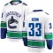 White Men's Henrik Sedin Breakaway Vancouver Canucks Away Jersey