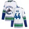 White Men's Jett Woo Authentic Vancouver Canucks zied Away Jersey