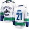 White Men's Jyrki Lumme Breakaway Vancouver Canucks Away Jersey