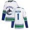 White Men's Kirk Mclean Authentic Vancouver Canucks Away Jersey