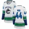 White Women's Jett Woo Breakaway Vancouver Canucks Away Jersey