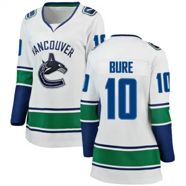 White Women's Pavel Bure Breakaway Vancouver Canucks Away Jersey