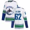 White Youth Josh Bloom Authentic Vancouver Canucks Away Jersey